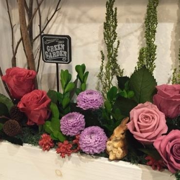 8月はプリザーブドフラワーのレッスンをしました |「花友生花店」　（神奈川県南足柄市の花屋）のブログ